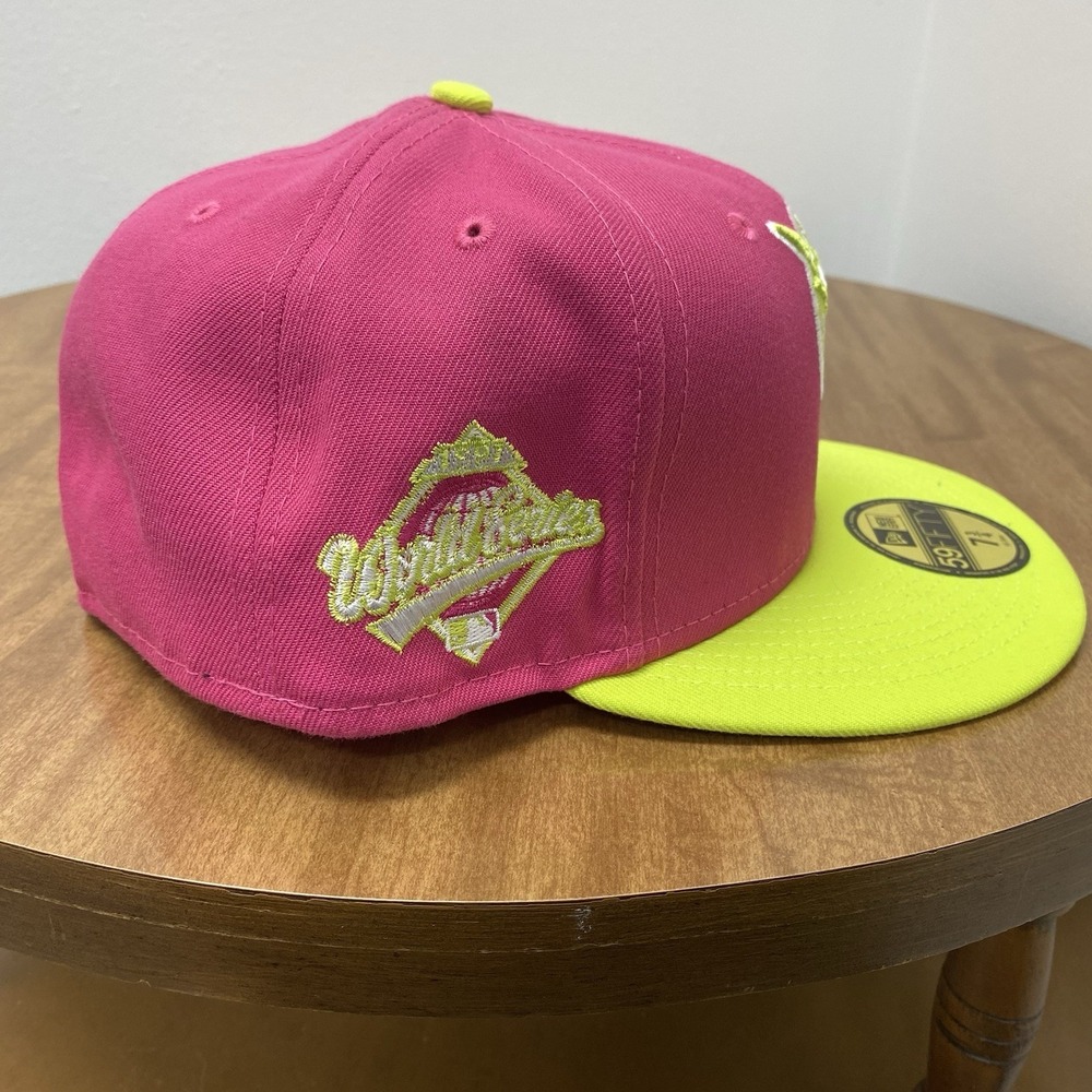 New Era Florida Marlins 59FIFTY Fitted Hat 1997 World Series Side Patch 7 3/4 - Picture 3 of 7